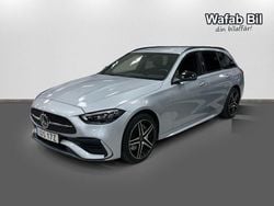 Silver Begagnad 2021 Mercedes C300e AMG line Kombi | 429 900 kr (Lite dyr)