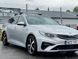 Grå Begagnad 2019 Kia Optima Hybrid 2 Sedan | 219 900 kr (Marknadspris)