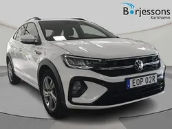 Vit Begagnad 2022 VW Taigo R-line SUV | 239 000 kr (Marknadspris)