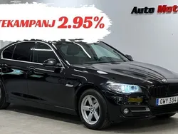 Svart Begagnad 2015 BMW 520 Sedan | 184 900 kr (Lite dyr)