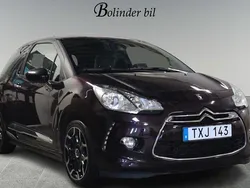 Lila Begagnad 2014 Citroën DS3 PureTech Halvkombi | 68 900 kr (Marknadspris)