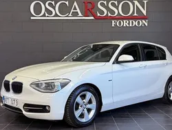 Vit Begagnad 2014 BMW 116 Sport Line Halvkombi | 99 900 kr (Bra pris)
