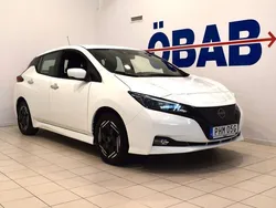 Vit Begagnad 2022 Nissan Leaf Acenta Halvkombi | 189 800 kr (Bra pris)