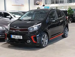 Svart Begagnad 2018 Kia Picanto GT-Line Halvkombi | 119 900 kr (Marknadspris)