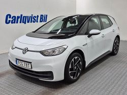Vit (glaciärvit metallic) Begagnad 2022 VW ID.3 Pro Performance Halvkombi | 259 000 kr (Marknadspris)