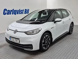 Vit (glaciärvit metallic) Begagnad 2022 VW ID.3 Pro Performance Halvkombi | 259 000 kr (Superpris)