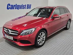 Röd metallic Begagnad 2015 Mercedes C220 Avantgarde Kombi | 185 000 kr (Marknadspris)