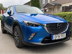 Blå Begagnad 2017 Mazda CX-3 SUV | 192 900 kr (Marknadspris)