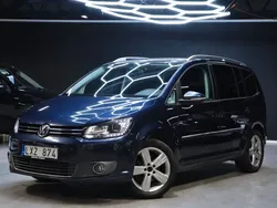 Mörkblå (blå) Begagnad 2012 VW Touran GT Minibuss | 119 900 kr