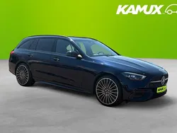 Mörkblå (blå) Begagnad 2022 Mercedes C300e AMG line Kombi | 349 800 kr