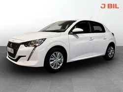 Vit Begagnad 2021 Peugeot 208 Active Halvkombi | 139 900 kr (Marknadspris)