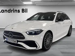 Vit Begagnad 2023 Mercedes C220 Premium Kombi | 489 000 kr (Dyr)