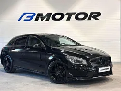 Svart Begagnad 2015 Mercedes CLA200 Shooting Brake AMG Kombi | 179 900 kr (Marknadspris)