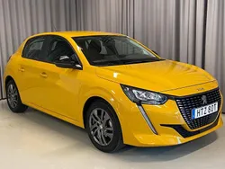 Gul Begagnad 2022 Peugeot 208 Active Halvkombi | 149 900 kr (Marknadspris)