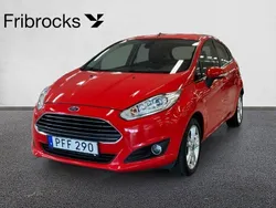 Röd Begagnad 2016 Ford Fiesta Titanium Halvkombi | 109 800 kr (Marknadspris)