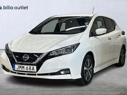 Vit Begagnad 2021 Nissan Leaf Acenta Halvkombi | 154 900 kr (Bra pris)