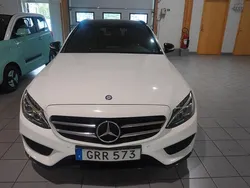 Vit Begagnad 2015 Mercedes C250 AMG line Kombi | 147 000 kr (Lite dyr)