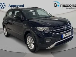 Svart Begagnad 2022 VW T-Cross Life SUV | 194 000 kr (Marknadspris)