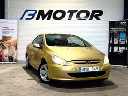 Ljusgul Begagnad 2003 Peugeot 307 CC Cab | 34 900 kr (Marknadspris)
