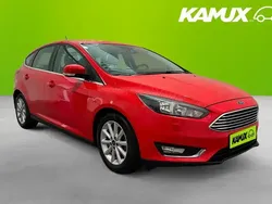 Röd Begagnad 2018 Ford Focus Titanium Halvkombi | 154 900 kr (Marknadspris)