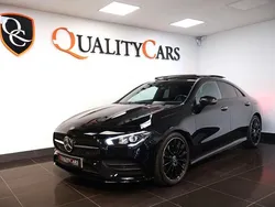 Svart Begagnad 2022 Mercedes CLA200 AMG Sportkupé | 329 000 kr (Bra pris)