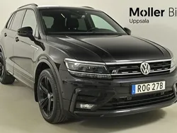 Svart Begagnad 2019 VW Tiguan R-line SUV | 239 000 kr (Bra pris)