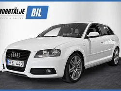 Vit Begagnad 2011 Audi A3 Sportback S-Line Halvkombi | 99 900 kr (Marknadspris)