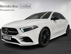 Vit Begagnad 2019 Mercedes A200 AMG Line Premium Plus Sedan | 349 000 kr (Dyr)