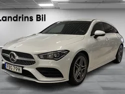 Vit Begagnad 2022 Mercedes CLA200 Shooting Brake AMG Kombi | 339 000 kr (Dyr)