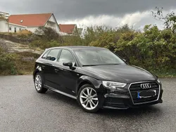 Svart Begagnad 2017 Audi A3 Sportback S-Line Halvkombi | 165 000 kr (Lite dyr)