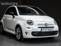 Vit Begagnad 2021 Fiat 500C Cab | 178 000 kr