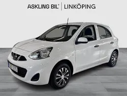 Vit Begagnad 2016 Nissan Micra Visia Halvkombi | 67 000 kr (Marknadspris)