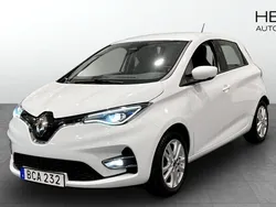 Vit (white) Begagnad 2021 Renault Zoe Zen Halvkombi | 169 900 kr (Marknadspris)