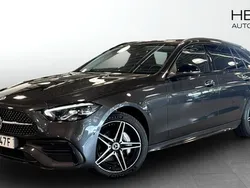 Grå (grey) Begagnad 2022 Mercedes C300e AMG Kombi | 419 900 kr (Bra pris)