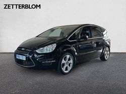 Svart Begagnad 2014 Ford S-MAX S Minibuss | 99 000 kr