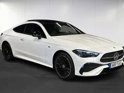Vit (white) Begagnad 2024 Mercedes CLE300 AMG line Sportkupé | 699 000 kr (Marknadspris)