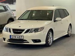 Vit Begagnad 2008 Saab 9-3 Vector Kombi | 44 900 kr (Bra pris)