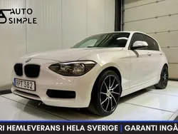 Vit Begagnad 2011 BMW 120 Sport Line Halvkombi | 89 900 kr (Marknadspris)