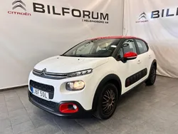 Vit Begagnad 2020 Citroën C3 PureTech Halvkombi | 99 900 kr (Bra pris)