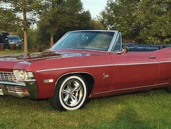 Röd Begagnad 1966 Chevrolet Impala cabriolet Cab | 249 000 kr
