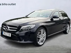 Svart Begagnad 2018 Mercedes C220 Avantgarde Kombi | 279 900 kr (Marknadspris)