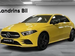 Gul (solgul) Begagnad 2022 Mercedes A250 AMG Halvkombi | 299 000 kr (Bra pris)