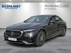Grafitgrå metallic Begagnad 2024 Mercedes E300 AMG line Sedan | 679 800 kr (Marknadspris)