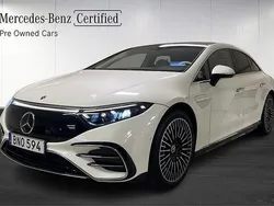 Vit Begagnad 2022 Mercedes EQS580 AMG Line Premium Plus Halvkombi | 849 900 kr