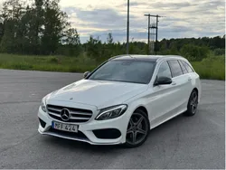Vit Begagnad 2018 Mercedes C220 AMG line Kombi | 239 000 kr (Lite dyr)