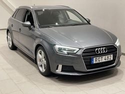 Grå Begagnad 2017 Audi A3 Sportback Sport Halvkombi | 159 900 kr (Marknadspris)