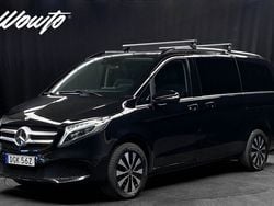 Svart Begagnad 2021 Mercedes V300 Avantgarde Minibuss | 599 800 kr (Superpris)