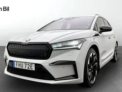 Vit Begagnad 2023 Skoda Enyaq iV SportLine SUV | 464 900 kr (Bra pris)
