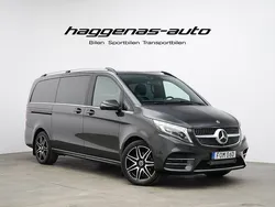 Grå Begagnad 2019 Mercedes V300 AMG Minibuss | 599 000 kr (Marknadspris)