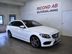 Vit Begagnad 2015 Mercedes C220 AMG line Kombi | 179 900 kr (Lite dyr)